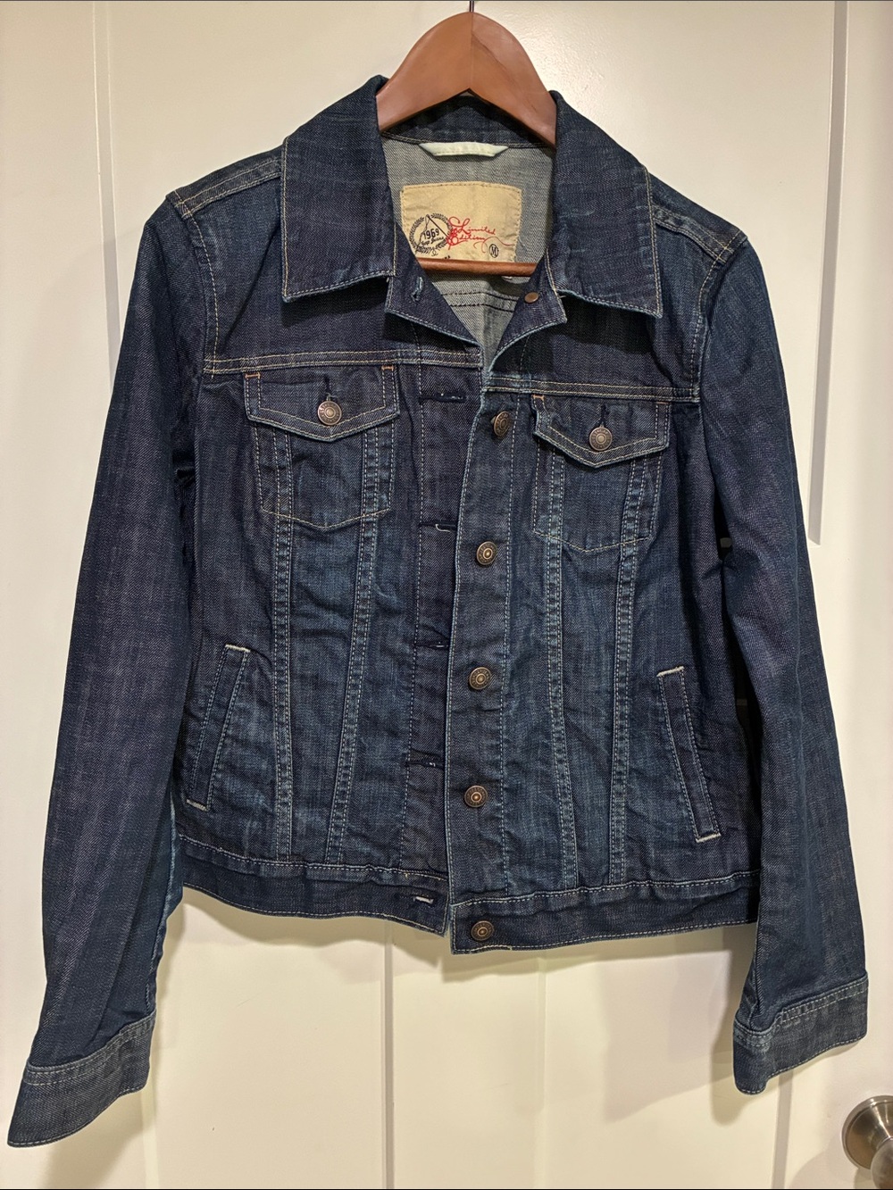 1969 Gap Jeans Limited Series Classic Dark Indigo Jean Jacket